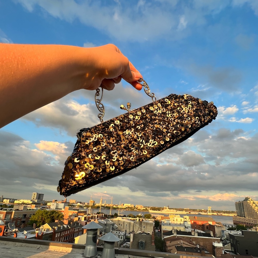 Sequin retro bag